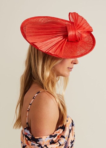 Phase Eight Silk Bow Disc Fascinator Hats Orange USA | 9478153-DS